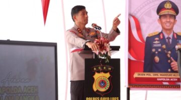 Kapolda Aceh Kunjungi Polres Gayo Lues dalam Rangka Kunjungan Kerja, Tekankan Kehadiran Polri di Tengah Masyarakat