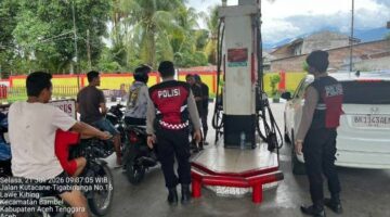 Polres Aceh Tenggara Kawal Penertiban Pengisian BBM Bersubsidi, Pastikan Tepat Sasaran dan Tertib