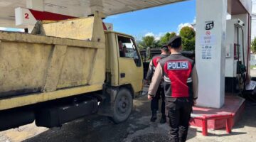 Polres Aceh Tenggara Tingkatkan Pengamanan dan Patroli di SPBU, Jaga Ketertiban di Tengah Kelangkaan BBM