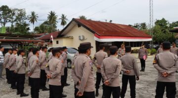 Tak Sekadar Apel, Kapolres Aceh Tenggara Cek Langsung Kesiapan Polsek Badar Pastikan Siap Layani Masyarakat