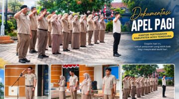 Kantor Pertanahan Kabupaten Aceh Tenggara melaksanakan Apel Pagi pada Senin, 24 Agustus 2026, bertempat di lapangan Kantor Pertanahan Kabupaten Aceh Tenggara.