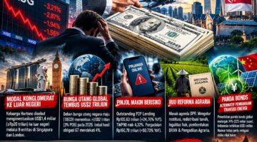 Modal Konglomerat Mengalir ke Luar Negeri, Utang Global Membengkak, Pinjol Makin Berisiko