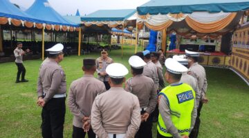 Polisi Bersama Masyarakat, Jelang Musda X DPD Partai Golkar, Kapolres Aceh Tenggara Pimpin Sterilisasi dan Kesiapan Pengamanan