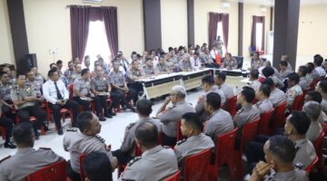 Perkuat Implementasi Program Prioritas Kapolri, Kapolres Aceh Tenggara Pimpin Sosialisasi Commander Wish Bersama Waka Polres