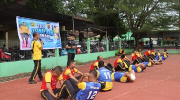 Kapolres Aceh Tenggara Diwakili Wakapolres Lepas Personel Ikuti Tes Kesamaptaan Jasmani