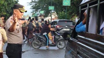 Kapolres Aceh Tenggara diwakili Wakapolres, Terjun Langsung Laksanakan Strong Point Bersama Personel