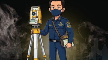 Udara tidak sehat Gunakan masker standar