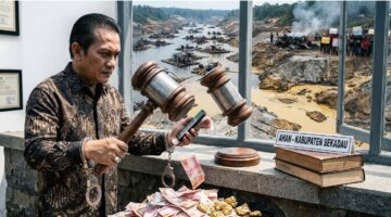 Bisnis Gelap Berbalut Demokrasi: Oknum Kader Partai dan Penegak Hukum Kompak Tutup Mata di Hulu Kapuas
