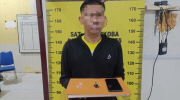 Satresnarkoba Polres Gayo Lues Amankan Pria Diduga Kurir Sabu di Durin