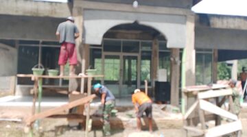 Satgas TMMD ke-130 Kodim 0113/Gayo Lues Mulai Rehab Masjid Baiturrahman Kampung Gajah